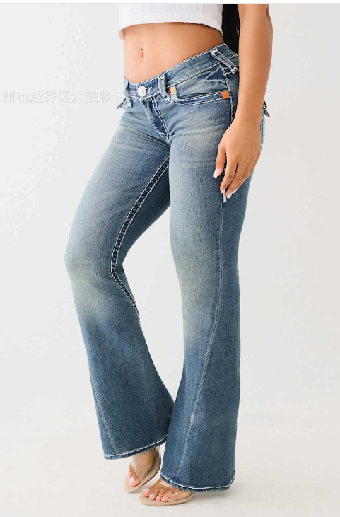 True Religion "Joey low rise flare"